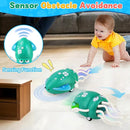 USB Rechargeable Dancing Octopus Baby Toy - Electric Crawling & Tummy Time Toy, Magical Musical Squid, Stress-Relief Desk Decor - Birthday for Kids Ages 1 2 3 4 5 6, Boys (Green) by TinyTreasures Baby Boutique