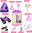 INNOCHEER Explorer Kit & Bug Catcher Kit for Kids Outdoor Exploration for Boys Girls 3-12 Years Old (Purple) by TinyTreasures Baby Boutique