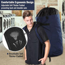 Laundry Bag Backpack, 125L Extra Large Travel Laundry Bags with Shoulder Straps, Adjustable & Extendable Design, Laundry Hamper Bag with 3 Pockets for Laundromat, College, Travel, Camping by TinyTreasures Baby Boutique