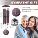 ASTARIN 36" Large Deep Tone Personalized Sympathy Wind Chimes, Memorial Wind Chime for Loss of Mother Father Loved One, Hummingbird Bereavement Gifts Decor Outdoor Patio Garden Graveyard by CozyNest Decor