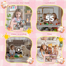 Rongta Kids Camera Instant Print, 1080P Kids Instant Cameras That Print Photos, Christmas Birthday Gifts for Girls Age 3-12, Video Camera Portable Toy for 3 4 5 6 7 8 9 10 Year Old Kids Girls(Pink) by TinyTreasures Baby Boutique