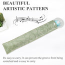 Recorder Instrument for Beginner Kids Adults,8-Hole Soprano Descant Recorder Music Flute with with Cleaning Rod & Leather Case For School Student Home Entertainment(2-Carved Light Green) by TinyTreasures Baby Boutique
