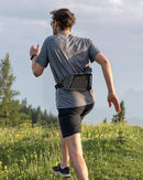 WATERFLY Fanny Pack Waist Bag: Hiking Water Bottle Holder with Strap Waist Pack for Women Men Hydration Hip Packs for Running Walking Traveling-Black & Gray by TinyTreasures Baby Boutique