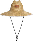 Quiksilver Men's Wide Brim Outdoor Lifeguard Straw Sun Hat by GreenHaven Gardens