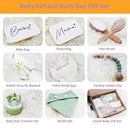 Baby Gifts Gender Neutral 10 Packs Baby Essentials Baby Shower Gifts Newborn Essentials Must Haves - Baby Brush and Comb Set Soft Security Blanket Baby Nail Clippers Greeting Cards Practical and Cute by TinyTreasures Baby Boutique