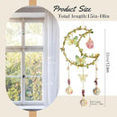 Suncatcher - Amethyst Moon Crystal Sun Catcher Window Hanging, Good Luck Charms Gifts for Women Chrismas Thanksgiving Birthday Crystal by GreenHaven Gardens