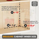 SpaceAid Bamboo Pull Out Spice Rack Organizer for Cabinet, Heavy Duty Slide Out Seasoning Kitchen Pantry Sliding Vertical Organization, 7.6" Wide, 3 Drawers(2" Wide), 2-Tier, White by CozyNest Decor