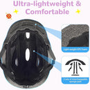 Kids/Youth Bike Helmet for Boys Girls and Teens, Adjustable and Multi-Sport for Bicycle, Kick Scooter, Skateboard, Roller/Inline Skate by TinyTreasures Baby Boutique