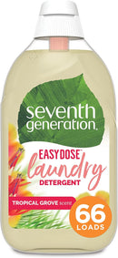 Seventh Generation Laundry Detergent, 23 oz (66 Loads) Ultra Concentrated EasyDose, Tropical Grove by CozyNest Decor