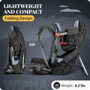 WIPHA Baby Carrier - Upgraded Hiking Backpack with Safety Seat, Lightweight Large Capacity Toddler Carrier (Black) by TinyTreasures Baby Boutique