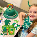 CiyvoLyeen St. Patrick's Day Craft Kids Sewing Kit Fun Saint Paddy's Day Felt DIY Craft Sewing for Girls and Boys Beginners Includes 12 Projects Clover Shamrock Ornaments Irish Education Gift Ideas by TinyTreasures Baby Boutique