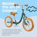 Retrospec Cub Toddler 12" Balance Bike, 18 Months - 3 Years Old, No Pedal Beginner Kids Bicycle for Girls & Boys, Flat-Free Tires, Adjustable Seat, & Durable Frame by TinyTreasures Baby Boutique