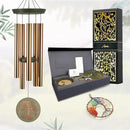 Gifts for Mom & Grandma - Outdoor Wind Chimes with Engraved Tree of Life, Large Patio Hanging Decor for Garden, Yard, Christmas, Anniversary Celebrations by CozyNest Decor