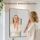 Bathroom Mirror 48" x 36", Large Rectangle Wall Mirror, Black Metal Frame Wall Mounted Mirrors for Bathroom, Vanity, Bedroom, Entryway Decor(Horizontal/Vertical) by CozyNest Decor