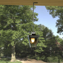 8 Inch 2 Pack Black Heavy Duty Outdoor Plant Hangers for Hanging Baskets, Iron Hanging Plant Brackets for Hanging Plants Outside, Metal Plant Hooks Plant Wall Hooks for Hanging Lantern, Bird Feeder by GreenHaven Gardens