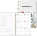 Undated Weekly Planner, Weekly To Do List Notebook with Goal & Habit Tracker Organizer, A5 5.8" x 8.0" Weekly Planner Notebook with Spiral Binding for Men or Women by TinyTreasures Baby Boutique