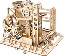 ROKR 3D Wooden Puzzles Marble Run Set - Mechanical Model Kit for Adults DIY Roller Coaster Toys Gifts for Boys/Girls (Marble Channel) by TinyTreasures Baby Boutique