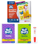 Educational Insights Hot Dots Kindergarten Reading Set - Kindergarten Workbooks with Interactive Pen, Homeschool Learning Activities, Learn to Read Activity Books for Kids Ages 5+ by TinyTreasures Baby Boutique