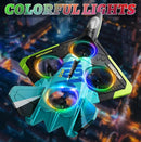 4DRC V31 Foam RC Planes Remote Control Airplanes for Kids Adults 8-16, Remote Control Planes Fighter Jet with Light, 360° Flip Fighter Jet Toy, Gravity Sensing, Stunt Roll, Gifts for Kids Boys by TinyTreasures Baby Boutique