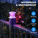 TWINSLUXES Solar Post Cap Light Outdoor, Waterproof LED Fence Post Solar Light, Solar Post Light, 3.5x3.5/4x4/5x5 Post for Patio, Deck Garden Decoration, Wooden or Vinyl Fence Deck Post by GreenHaven Gardens