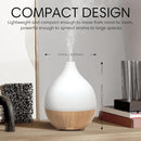 SALKING Essential Oil Diffuser (Set of 2), 100ml Small Aromatherapy Diffuser with Auto Shut-Off, Ultrasonic Diffusers for Essential Oils, Cool Mist Humidifier with Warm White Lights, for Office Home by TinyTreasures Baby Boutique