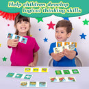 Sequencing Puzzle Cards,Sequence Board Game for Kids,Speech Therapy Materials for Autism,Storytelling,Social Skills,Sentence Building,Toddler Puzzles,Learning Activities,Classroom &Homeschool by TinyTreasures Baby Boutique