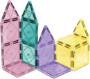 CreateOn Crayola Magnetic Tiles, Building Set for Kids, Magnetic Building Toys for Kids, STEM Travel, Gift for Boys and Girls Ages 3+, 14-Piece Set (Pastel) by TinyTreasures Baby Boutique