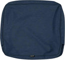Classic Accessories Montlake Water-Resistant 23 x 20 x 4 Inch Patio Lounge Back Cushion, Heather Indigo Blue, Outdoor Loveseat Cushions by GreenHaven Gardens