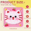 DIY Embroidery Doll Kit, Cartoon Animal Craft Sewing Kit for Kids, Felt Crafts, Beginner Sewing for Kids Ages 4-8 Plus - Helps Develop Fine Motor Skills (6PCS-Deer/Elephant/Bear/Duck/Pig/Panda) by TinyTreasures Baby Boutique