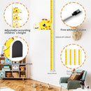 Kids Growth Chart Height Measure Wall Decal Animal Alphabet Stickers Giraffe Design Removable Wall Decorations by TinyTreasures Baby Boutique