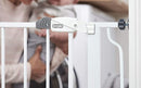Regalo Easy Step 49-Inch Extra Wide Baby Gate, Includes 4-Inch and 12-Inch Extension Kit, 4 Pack of Pressure Mount Kit and 4 Pack of Wall Mount Kit by TinyTreasures Baby Boutique