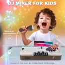 Magic4U Kids DJ Mixer, Toddler Rechargeable DJ Set with Lights, Sound Effect, Demo Songs and Reaction Music Games, Musical Toys Birthday Party Gift for 3-9 Years Old Girls Boys by TinyTreasures Baby Boutique