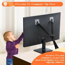TV Safety Straps Adjustable, Adhesive Anti-Tip Furniture Anchor for Flat Screen, TV and Furniture Safety Straps for Baby Proofing, Black by TinyTreasures Baby Boutique