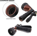 GREEN MOUNT Water Hose Nozzle Spray Nozzle, Metal Garden Hose Nozzle with Adjustable Spray Patterns, Perfect for Watering Plants, Washing Cars by GreenHaven Gardens