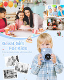 Kids Camera Instant Print for Girls Ages 3-14, 3-inch HD Screen Camera for Kids with Printing Paper, 1080P Digital Toddler Toys for 4 5 6 7 8 9 10 11 12 Years Old (Blue) by TinyTreasures Baby Boutique