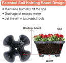 Vertical Planter 4 Tier Stackable Planters Garden Planters Strawberry Herb Flower and Vegetable Planter Indoor Outdoor Gardening Pots with Removable Wheels and Tools by GreenHaven Gardens
