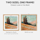 Homeforia 12x12 Light Wood Frame, High End Natural Oak 12 x 12 Square Picture Frames with Mat 10 by 10 inch Photo, 12by12 Wooden Poster Frames Matted to 10x10 Print, Tempered Glass, Wall Kit, Set of 1 by CozyNest Decor