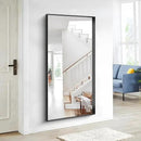 Black Bathroom Mirror, 30x60 Inch Rectangular Deep Frame Mirror, Large Wall Mounted Bathroom Vanity Mirror Over Sink for Bedroom,Restroom, Living Room, Hangs Vertically or Horizontally by CozyNest Decor