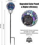 VCUTEKA Solar Lights Outdoor Garden Decor Mosaic Solar Garden Lights Waterproof Glass Ball LED Pathway Stake Light for Landscape Lawn Patio Yard Decoration 6 inch by GreenHaven Gardens