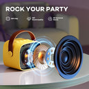 YLL Mini Karaoke Machine for Kids Adults, Portable Bluetooth Speaker with 2 Wireless Microphones, Birthday Gifts Toys for Girls Boys Ages 3, 4, 5, 6, 7, 8, 9,10,11,12+ Years Old Toddler (Yellow) by TinyTreasures Baby Boutique