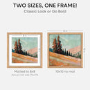 Homeforia 10x10 Picture Frame Wood, High-End Natural Oak 10 x 10 Thin Square Poster Frames with Mat 8 by 8 inch Photo, 10by10 Light Wooden Frame Matted to 8x8 Print, Tempered Glass, Wall Kit, Set of 1 by CozyNest Decor