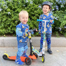 Soft-Style Kids Knee and Elbow Pads with Bike Gloves, Flexible Impact-Resistant Gear for Ages 2-11, Designed for Balance Bikes, Roller-Skating, and Skateboarding by TinyTreasures Baby Boutique