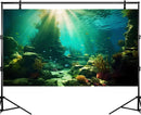 Ocean Floor Fish Tank Background Under The Sea Coral Reef Aquarium Background Tropical Fish Terrarium Backgrounds Underwater Rock Cave Sunray Fish Tank Backgrounds Decorations 36x20in by GreenHaven Gardens