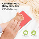 4-Pack Inkless Baby Hand and Footprint Kit - Mess Free Ink Pad for Newborn Keepsake, Dog Nose & Paw Print Kit, Clean Touch Ink Pad for Baby Hand & Footprints, Ideal New Mom Gifts (Candy, L) by TinyTreasures Baby Boutique