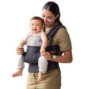 LÍLLÉbaby Complete All Seasons Ergonomic 6-in-1 Baby Carrier Infant to Toddler with Lumbar Support (7-45 Pounds), 360 Degree Baby Wearing & Multi-Position, Inward & Outward Facing (Charcoal & Silver) by TinyTreasures Baby Boutique
