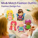Cymbana Princess Felt Craft Kit for Girls Beginner Sewing Kit, Arts and Crafts for Kids Ages 8-12 Make Your Own Fashion Designer Kits by TinyTreasures Baby Boutique