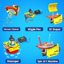 Smartivity 10-in-1 Motor-Powered Gadgets Kit for Kids Ages 6,7,8,9,10,11,12 Years Old | Build 10+ Cool Electronics Projects | Birthday Gift for Smart Kids | DIY STEM Toy for Boys & Girls 6-12 by TinyTreasures Baby Boutique