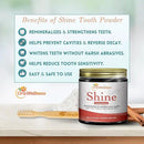 Shine Remineralizing Tooth Powder with Hydroxyapatite, Made in The USA, Flouride Free Tooth Repair, Natural Teeth Whitening Powder, Teeth Polish & Stain Remover, Cinnamon by CozyNest Decor