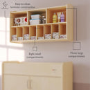 Foundations Wall-Mounted Diaper Organizer for Daycares, 3 Large & 8 Small Storage Compartments, Wood Construction, Maximum Durability by TinyTreasures Baby Boutique