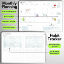 Undated Daily Planner – 3-Month A5 Productivity Organizer with Full Page Per Day, Hourly Schedule, Goal Setting, Habit Tracker, Weekly & Monthly Pages – Hardcover Time Management Notebook (Lime Green) by TinyTreasures Baby Boutique